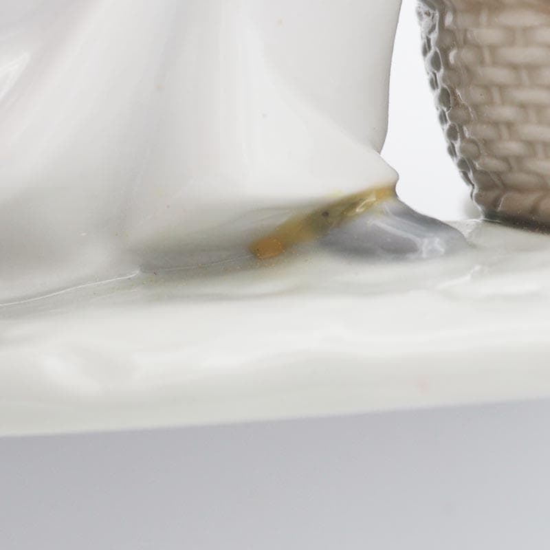 リヤドロ 5595 こっそりお外へ 仔犬 スペイン 少女 フィギュリン 【絶版】