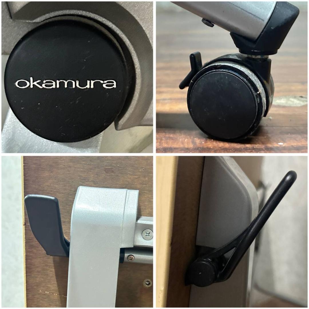 OKAMURA オカムラ サイドフォールドテーブル 180cm 折りたたみ