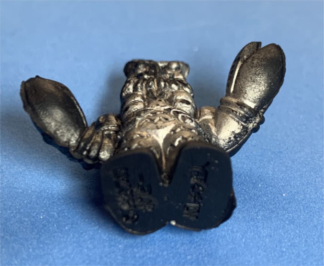 ウルトラ怪獣消しゴム　ポピー【バルタン星人】黒　銀スプレー