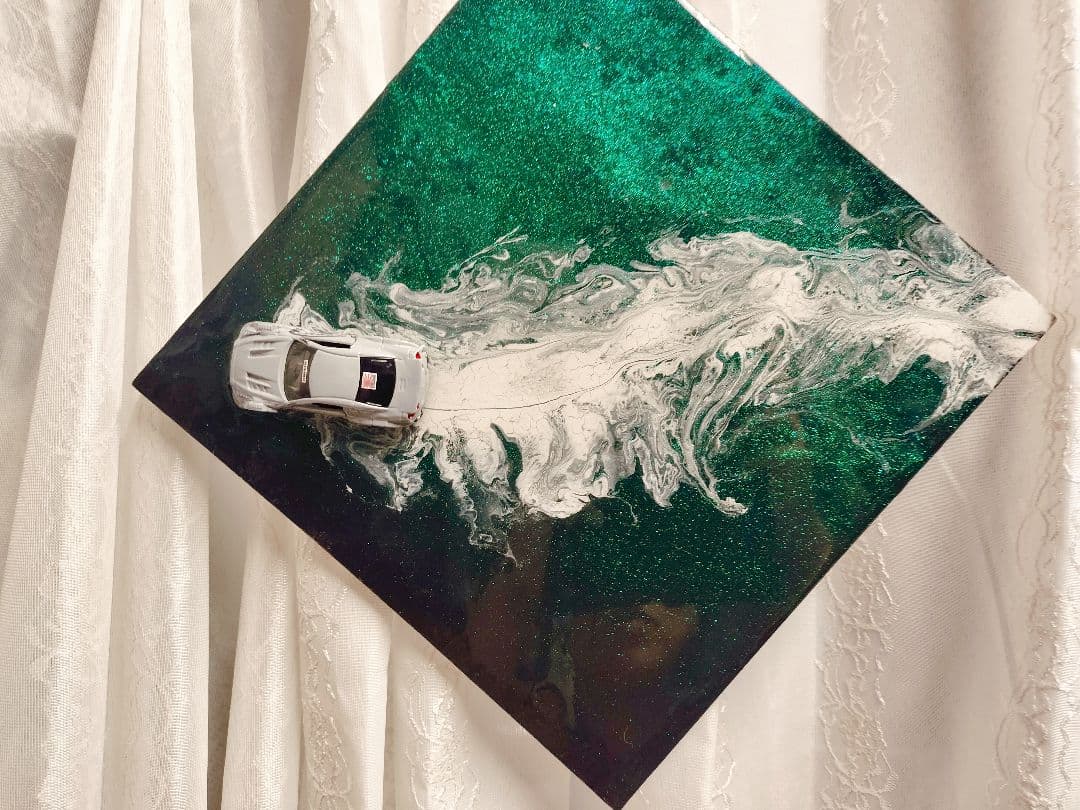 レジンジオラマ『シャークGT-R ディープオーシャンEsc』 壁掛けアート」