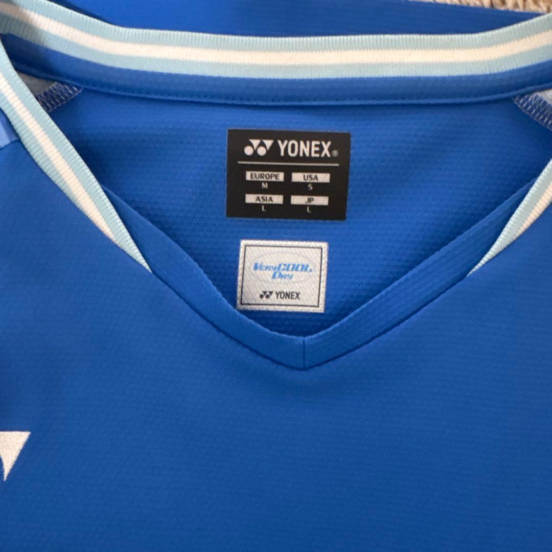 YONEX ゲームシャツ 日本代表 青
