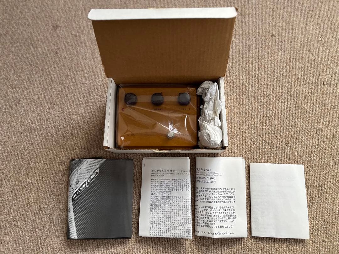 Klon Centaur オーバードライブエフェクター