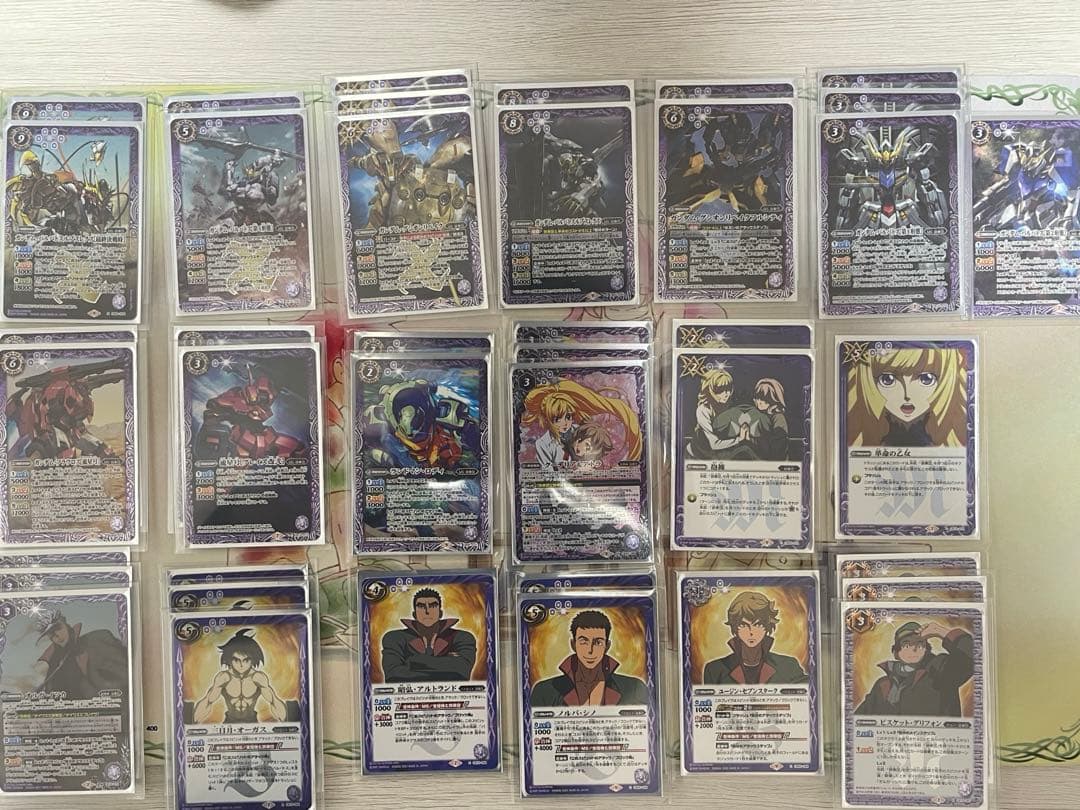 バトスピ　ガンダム　鉄血のオルフェンズ　鉄華団　デッキ　スリーブ