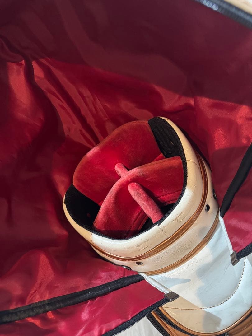 Nike ゴルフキャディバッグ ホワイト/ゴールド