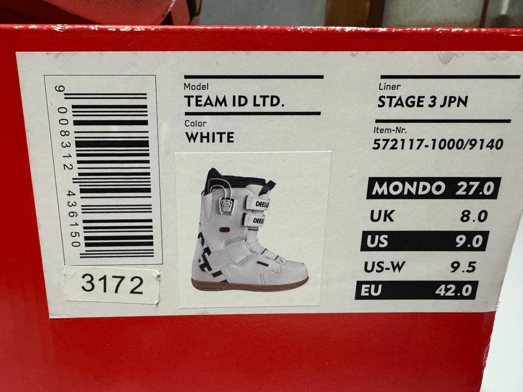 DEELUXE TEAM ID LTD ホワイト　27.0cm