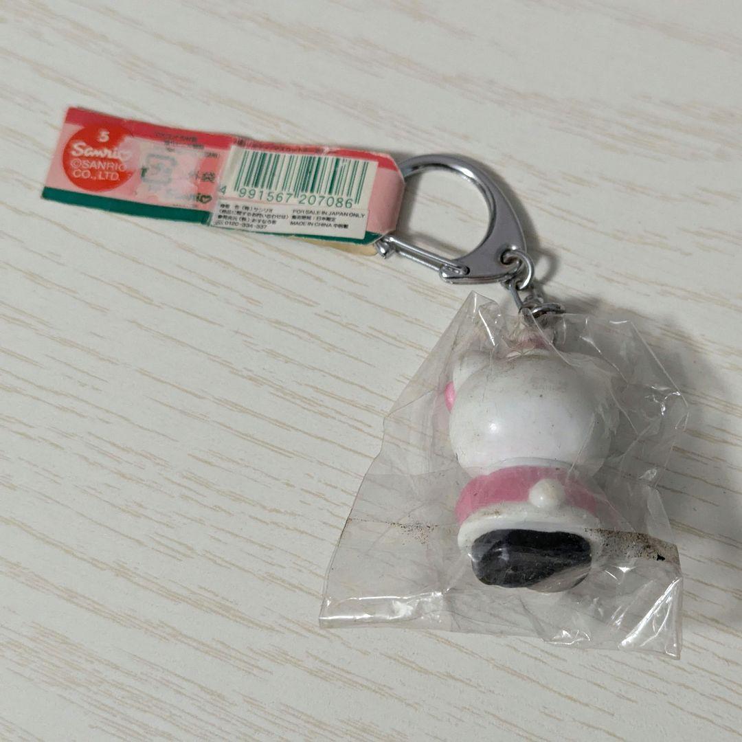 ハローキティ クリスマス 雪の結晶 キーリング キーホルダー 平成レトロ 当時物