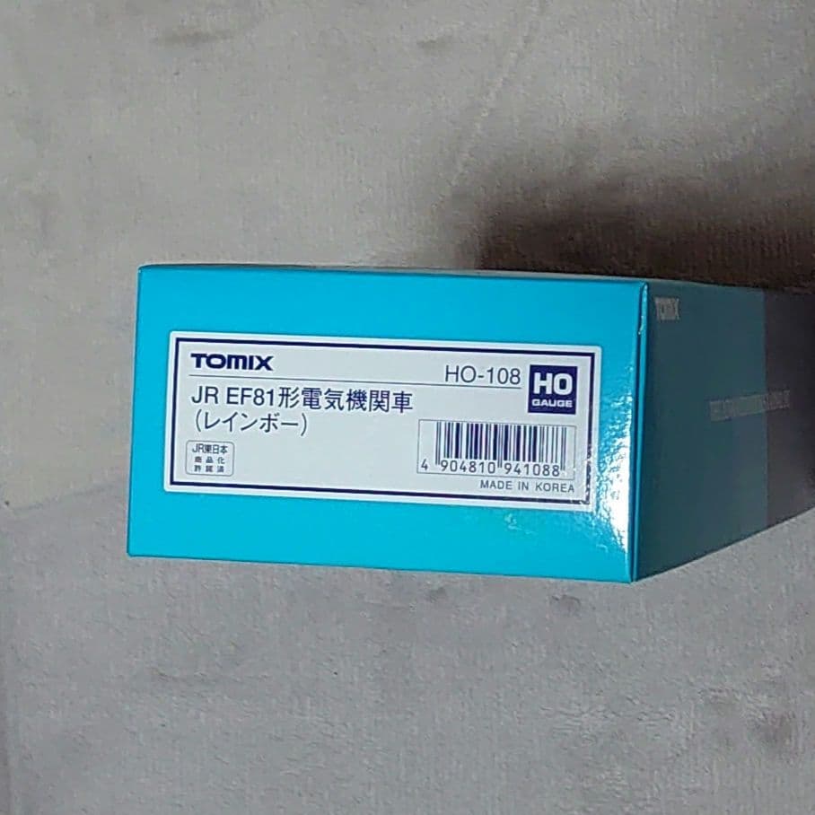 HOゲージ JR EF81形電気機関車(レインボー) TOMIX