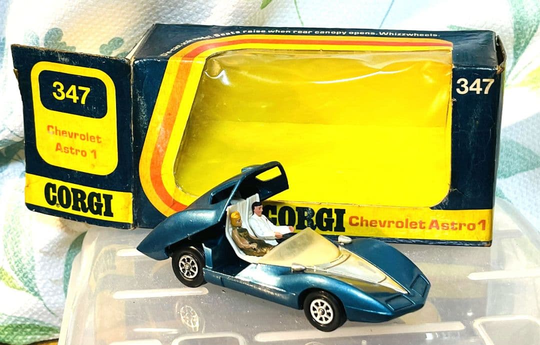 当時貴重★レア★CORGI TOYS 347 ★シボレーアストロ ★箱付★現状