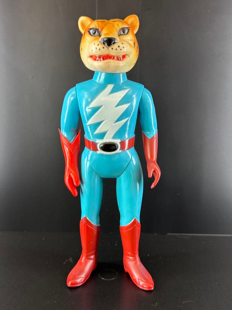 メル【タイガーセブン】ブルマァク 旧バンダイ マルサン 無版権 パチソフビ