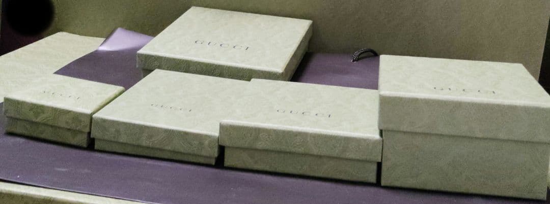 紙袋　ギフト　プレゼント　箱　box アクセサリー　グッチ　ヘビ　蛇　へび　収納