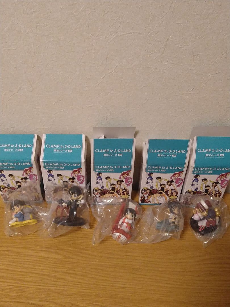 CLAMP in 3-D LAND フィギュアセット（第2〜第6シリーズセット）