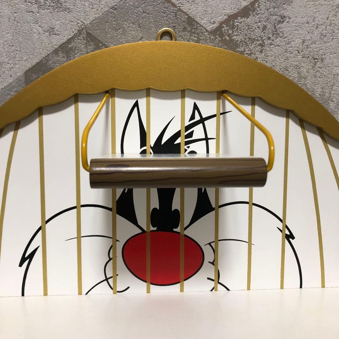 ルーニーチューンズトゥイーティーフィギュア鳥かご壁掛けカレンダーUSコレクター品