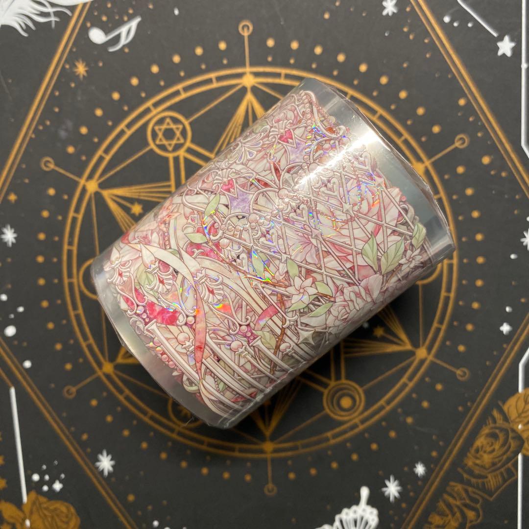 【C】海外　10m巻　貝殻光マスキングテープ　動物/お花/装飾/背景系