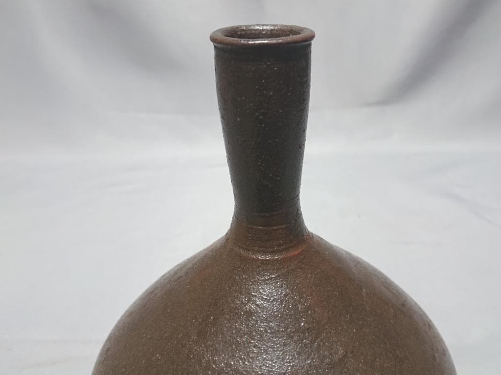 旧家蔵出し　高麗時代　黒高麗　花生