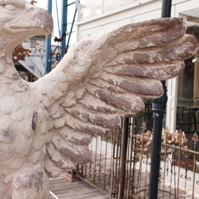 ボールドイーグル 鷲 樹脂製 置物 オブジェ ガーデン 彫刻風 143-211