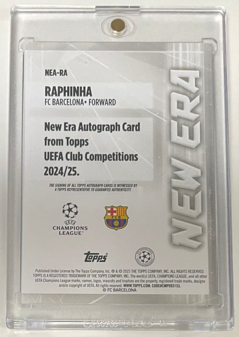 ハフィーニャ ラフィーニャ 直筆サインカード