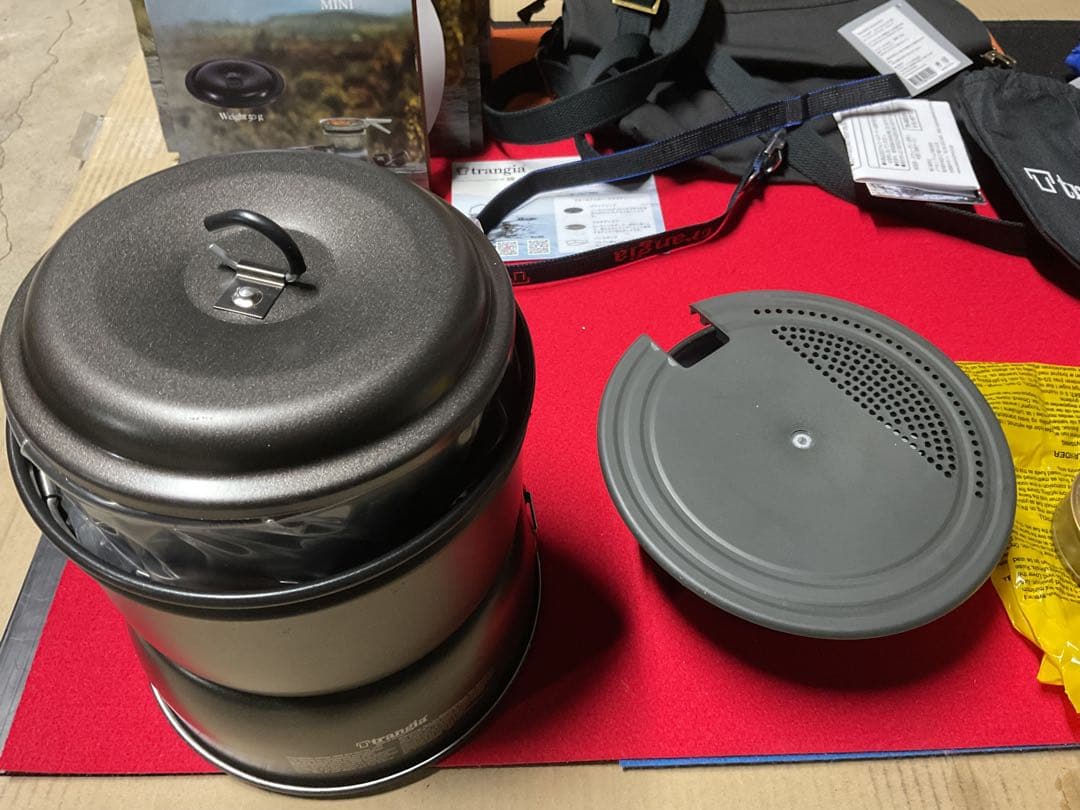 トランギア・ストームクッカーSブラックバージョン新品未使用オプション付属品多数