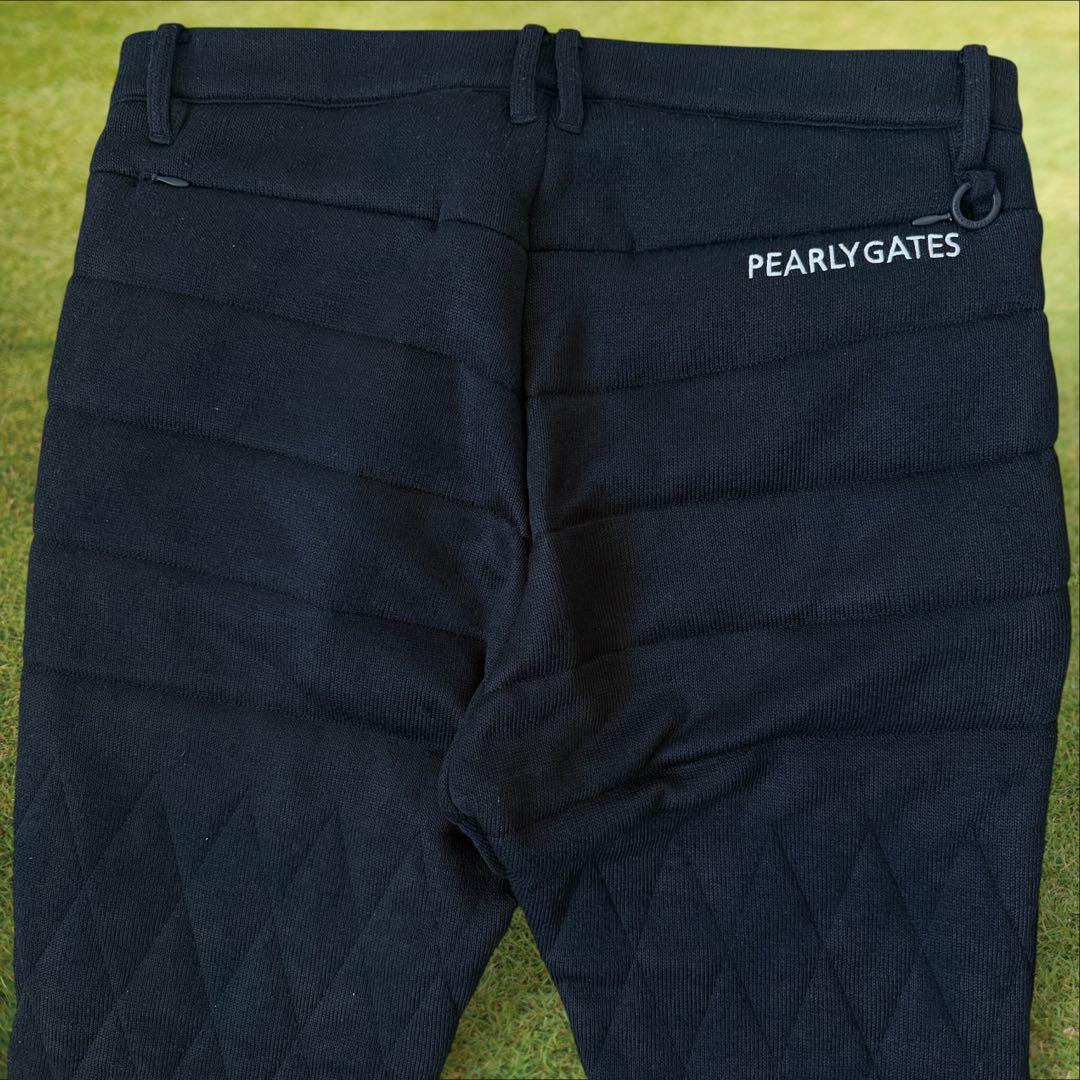 現行モデル　中綿　蓄熱　裏地付き　パーリーゲイツ　パンツ　L〜XL相当　紺　6