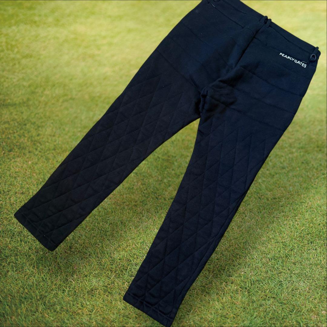 現行モデル　中綿　蓄熱　裏地付き　パーリーゲイツ　パンツ　L〜XL相当　紺　6