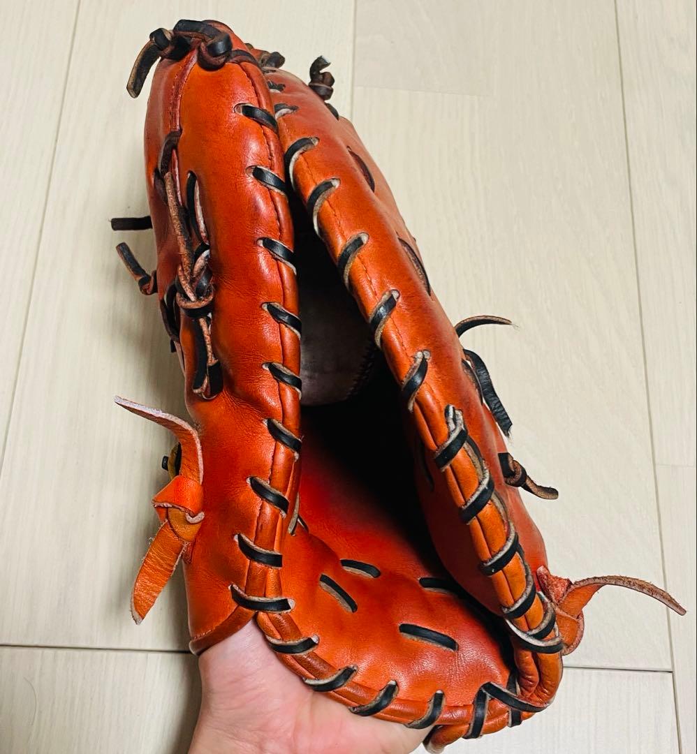 ミズノプロ硬式ファーストミット店舗オーダー5DNA耕作印有り