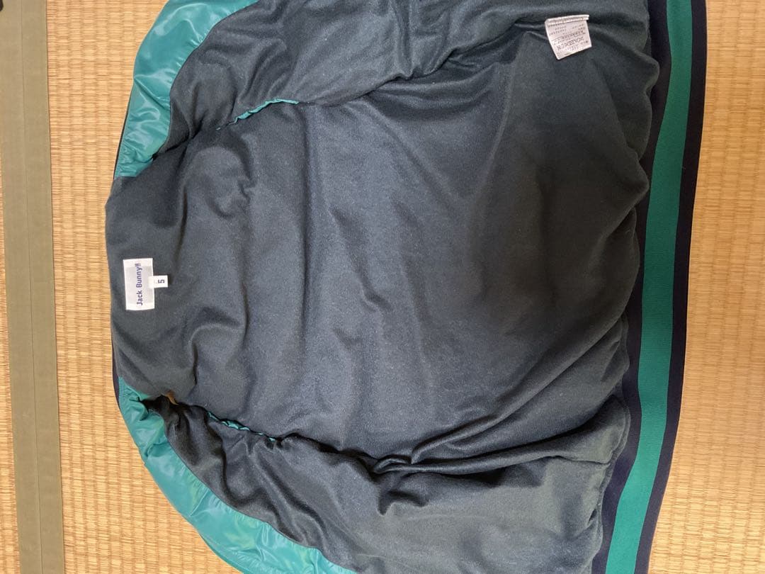 美品　JACK BUNNY ターコイズ ダウンベスト サイズ5