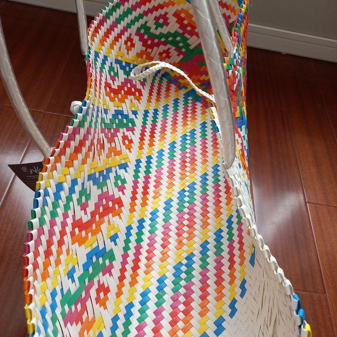 お値下　美品 匿名配送こみ プラかご ヨガバッグ 手作り 1点