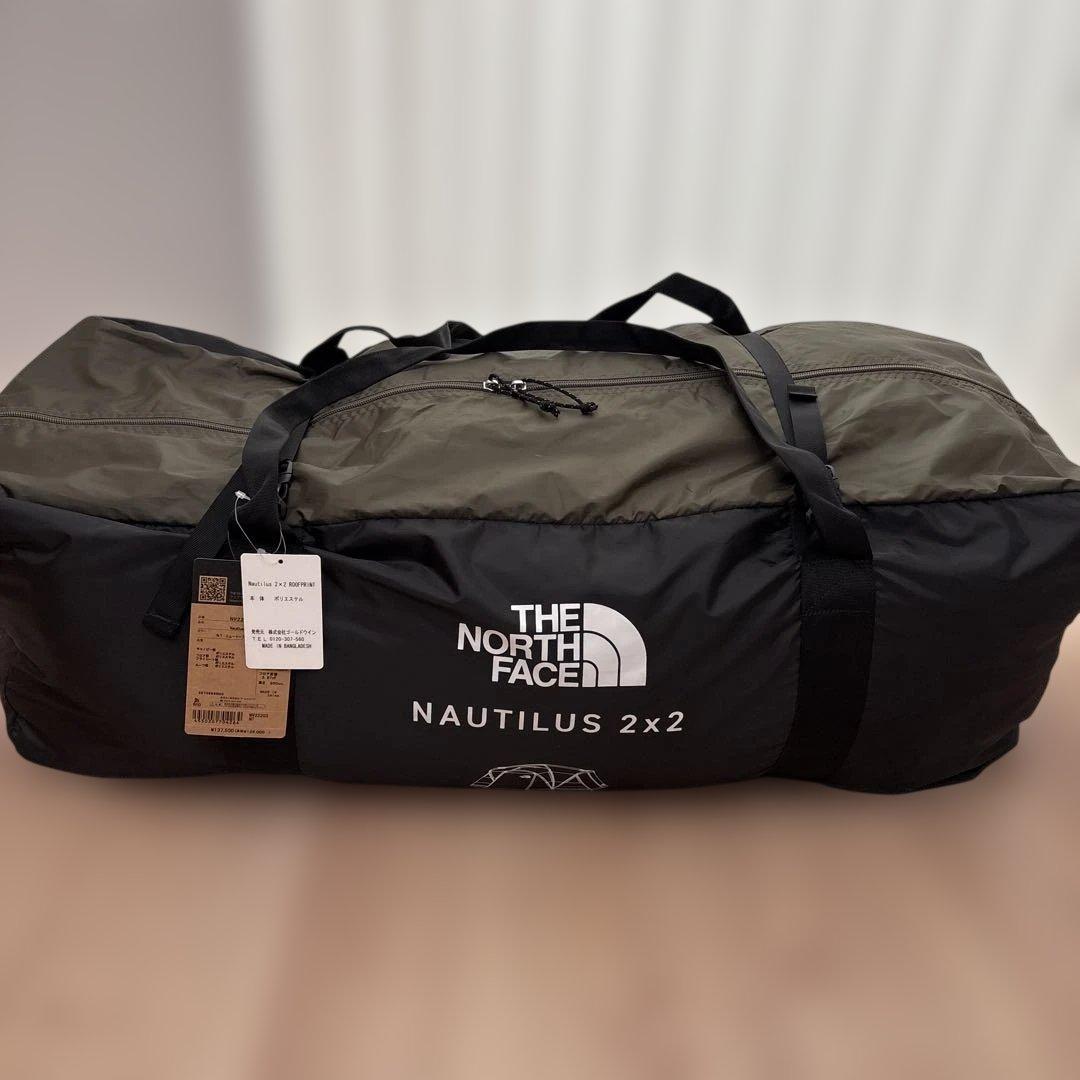 美品　ノースフェイス　ノーチラス2×2 ニュートープグリーン