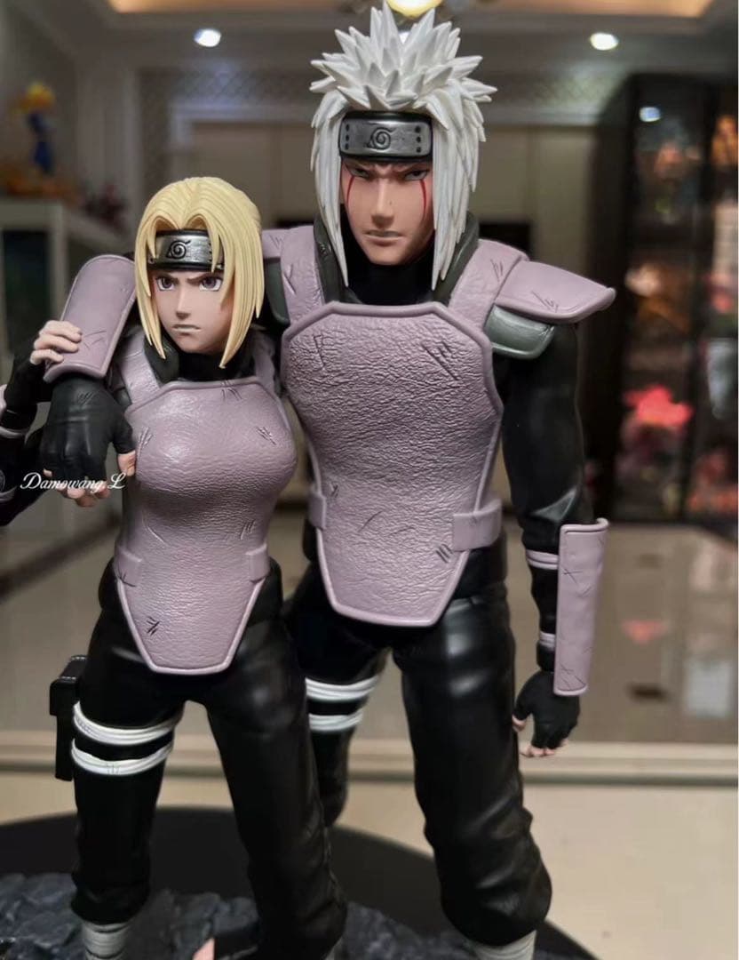 ナルト 三忍 大蛇丸 自来也 綱手 ガレージキット ガレキ スタチュー①