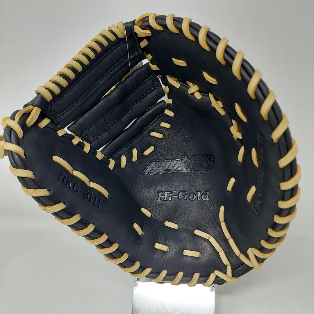 ハイゴールド 少年軟式一塁手用ミット RKG-811F ブラック