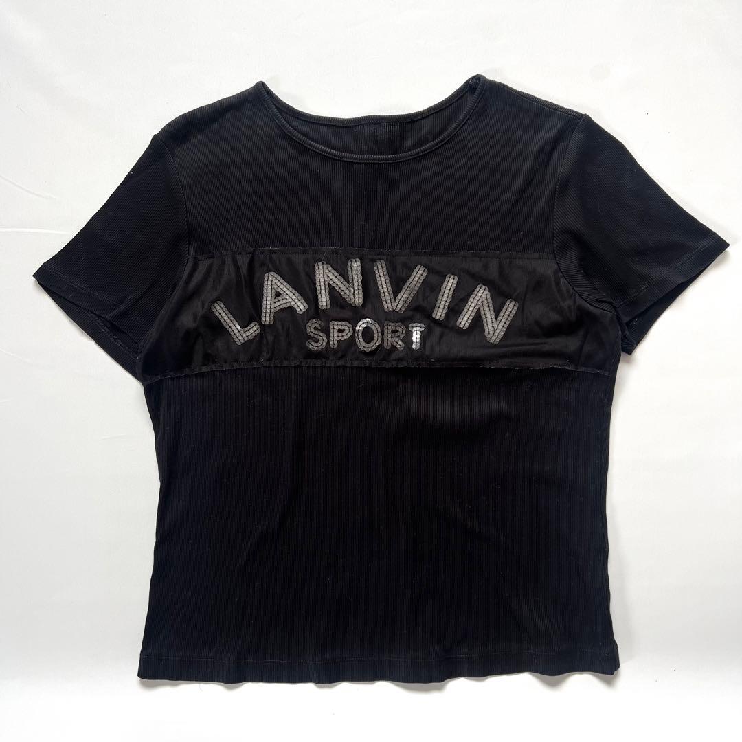 ランバンスポール　セットアップ　レディース　ゴルフ　フリル　シャツ　スカート　M