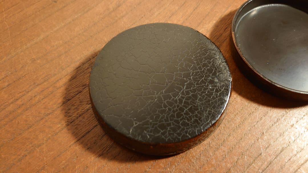 香合　堆朱　古玩　時代香合　蔵出し　鳳凰　仏教美術　１客