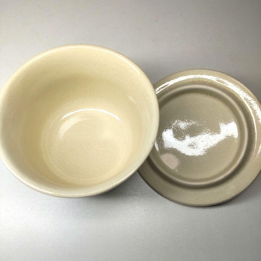 未使用 伝統工芸 薩摩焼 白薩摩 白小菊 蓋付湯呑5客 木箱入り