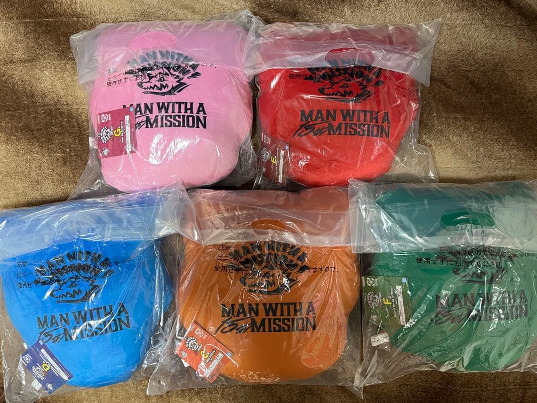 マンウィズ　一番くじ　クッション5種