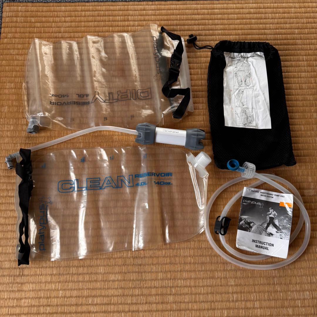 Platypus 水のろ過システム 4リットル