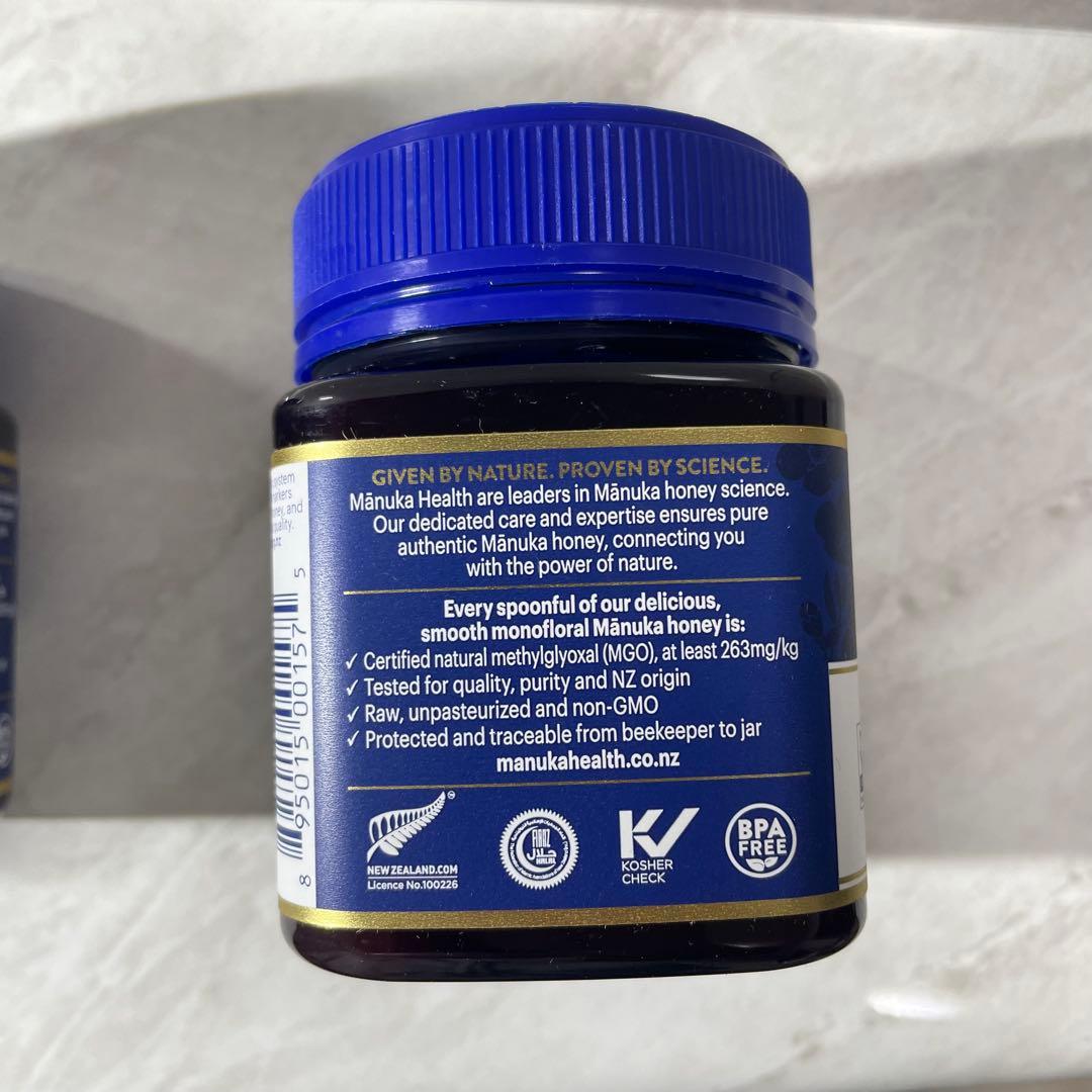 マヌカハニー MGO263+ マヌカヘルス 250g はちみつ 10+UMF ♪
