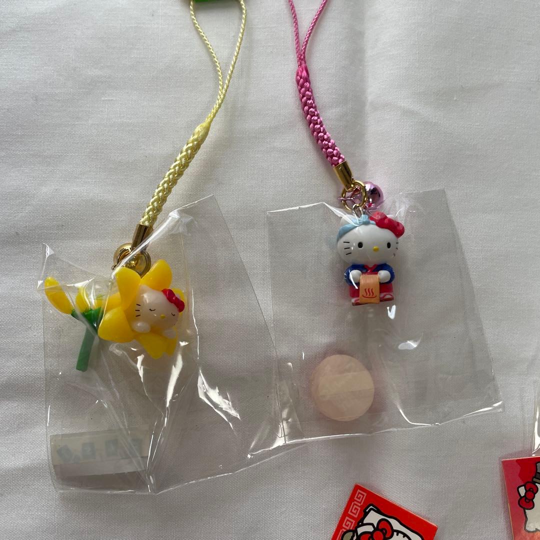 新品◆ご当地キティ 栃木 群馬 神奈川 根付けストラップ 7個セット◆匿名配送