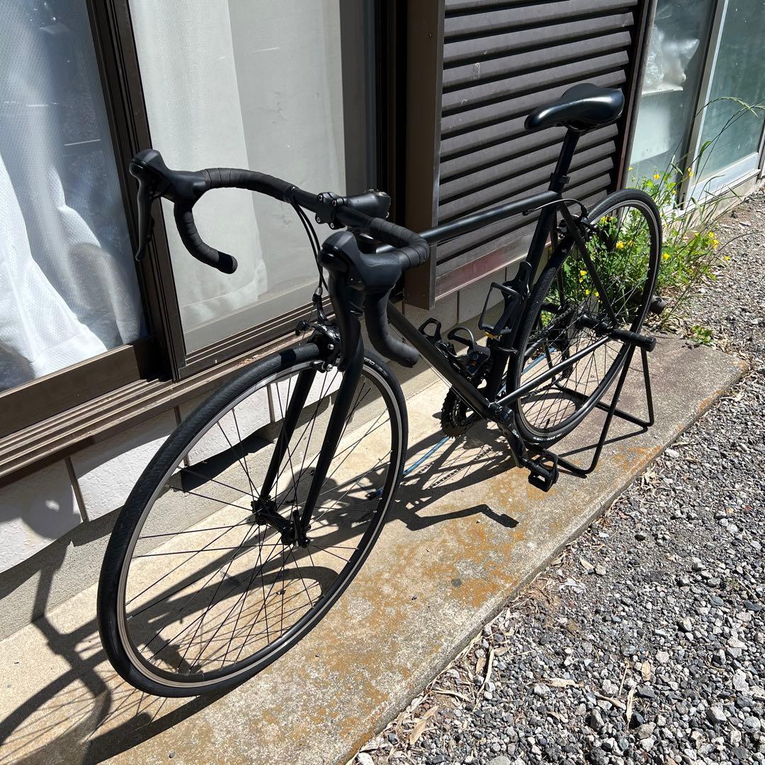 【引取限定】クロモリ ロードバイク SORA コンポ マットブラック 黒