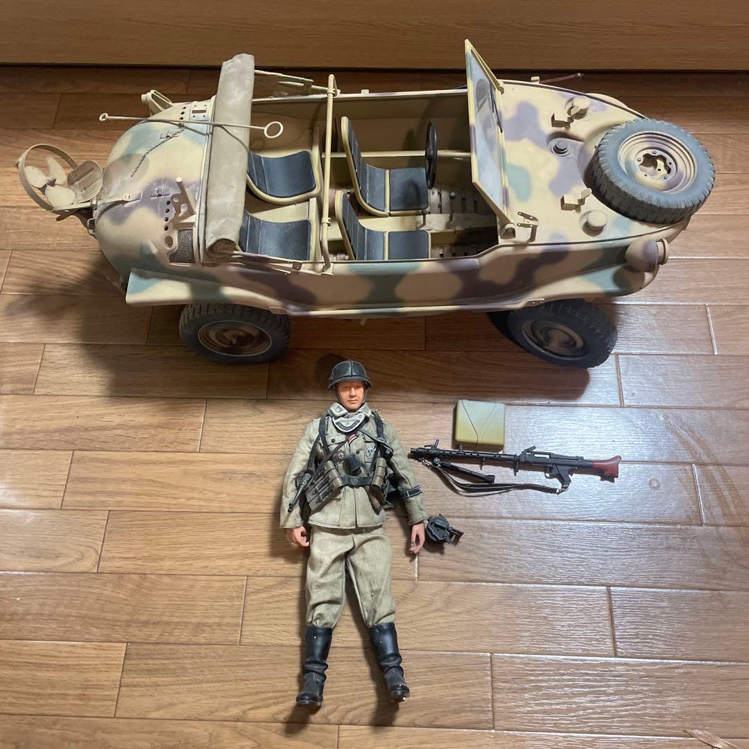 ドラゴン１/６シュビムワーゲン G.Iジョー １体付完成品ジャンク品