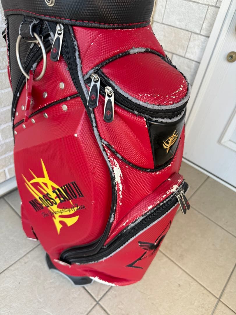 ガンダム MS-06S ZAKUⅡ シャア専用ザク　ゴルフ用キャディバッグ