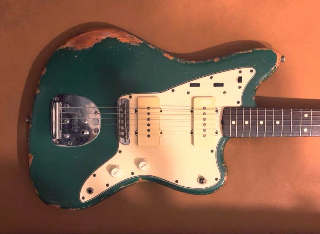 fender JAPAN JAZZMASTER グリーン レリック