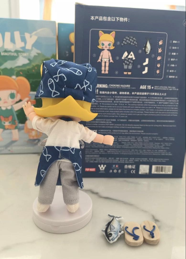 【未開封】POPMART モリーBJD 寿司猫コスチューム