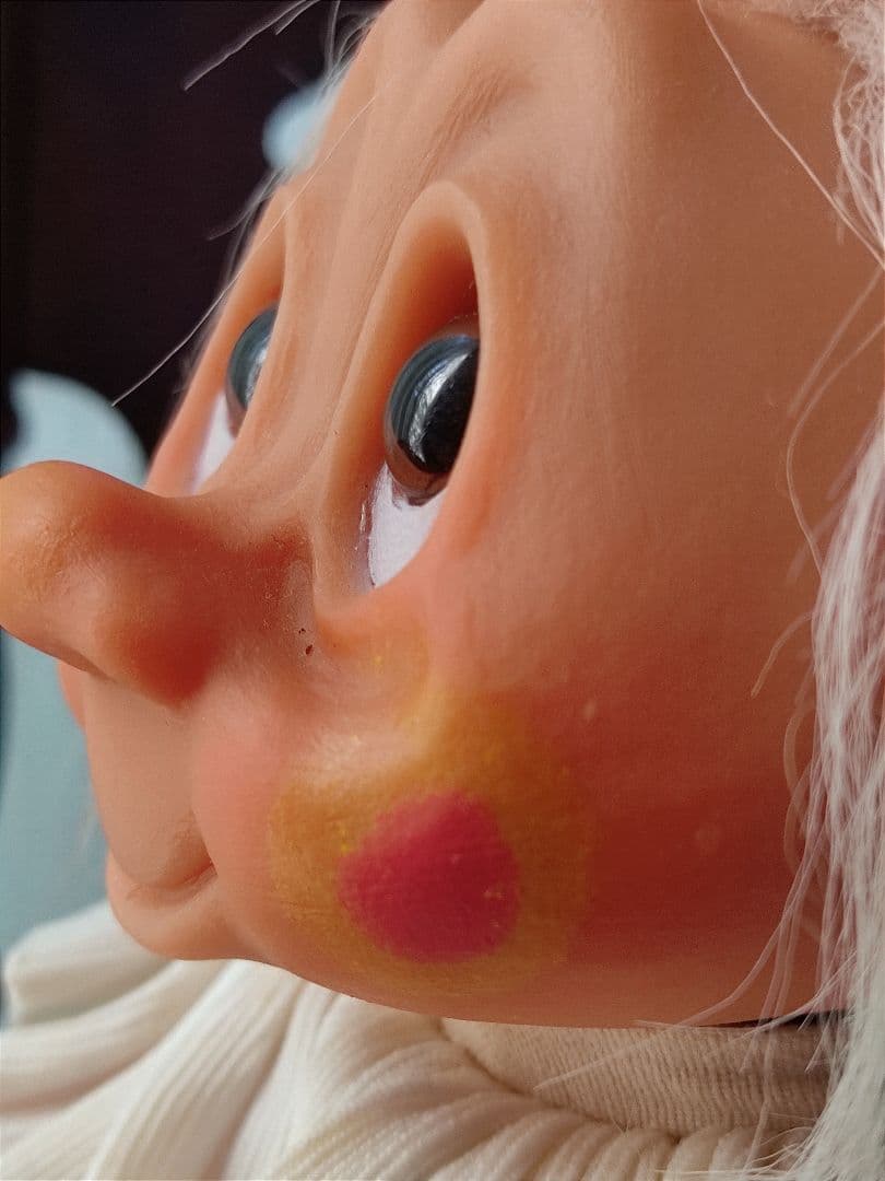 デンマーク　トロール人形　昭和レトロ　 妖精  ぬいぐるみ　小人　ピエロ　　北欧