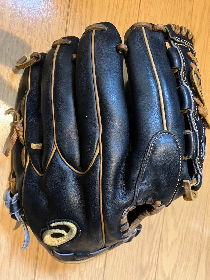 アシックス　硬式グローブ 黒