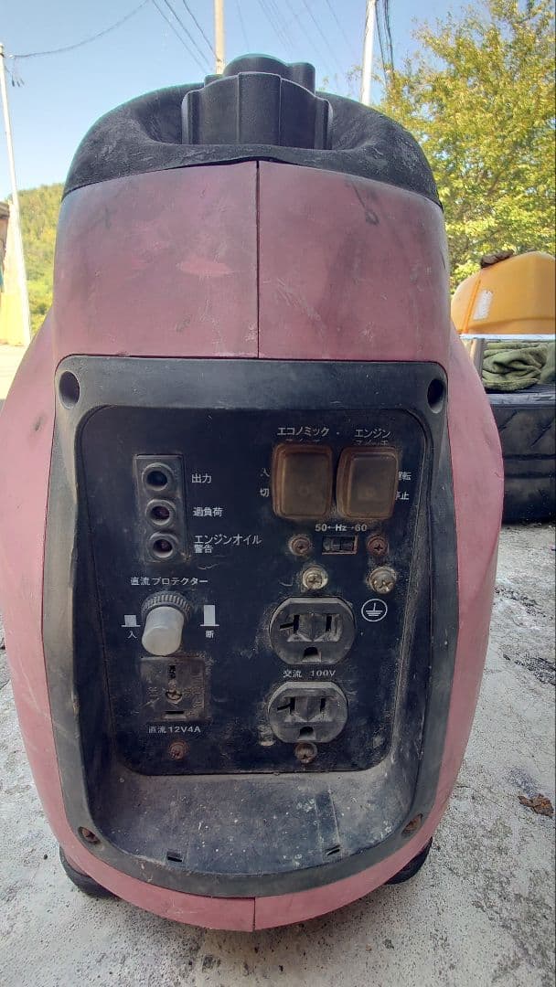 発電機　DY1500LBi ノザワ 100V 12A 1.2k