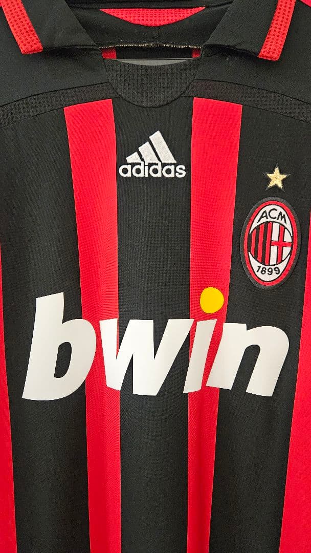 2006-07 ACミランホーム長袖 UCL選手支給品