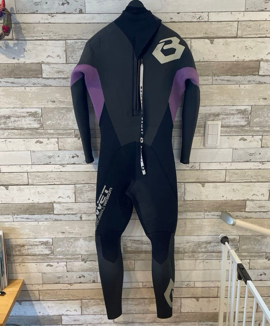 【BEWET 165cm 62kg】メンズ M セミドライ 5/3 裏起毛