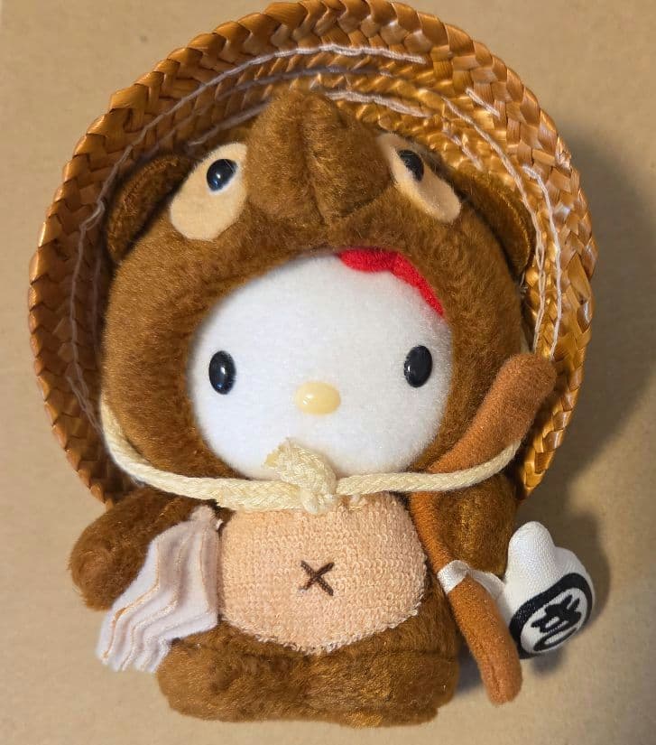 リ*ナ様 ご当地キティマスコット 滋賀限定 信楽バージョン