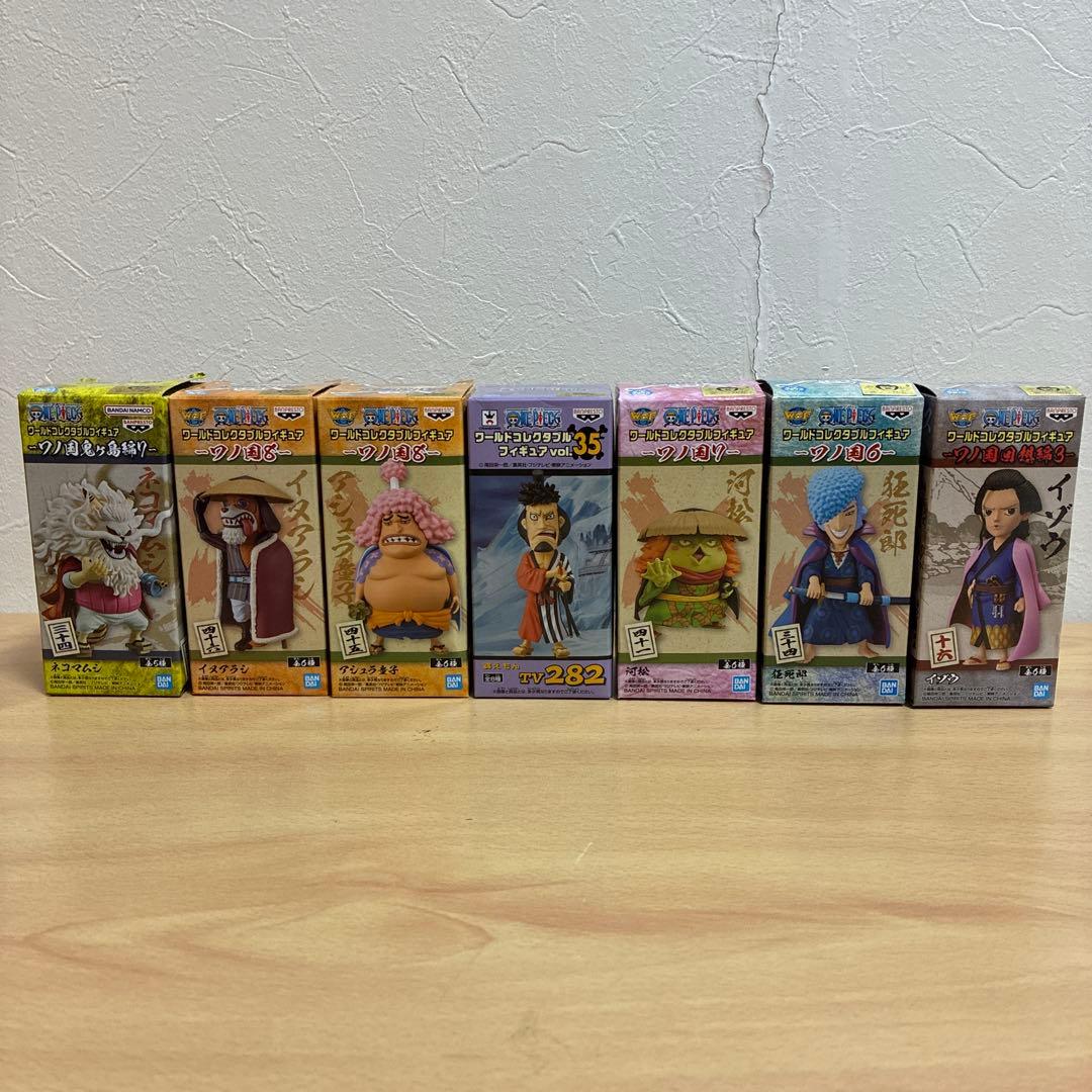 ワーコレ　ワンピース　錦えもん　河松　　　イヌアラシ　ネコマムシ　狂死郎　赤鞘