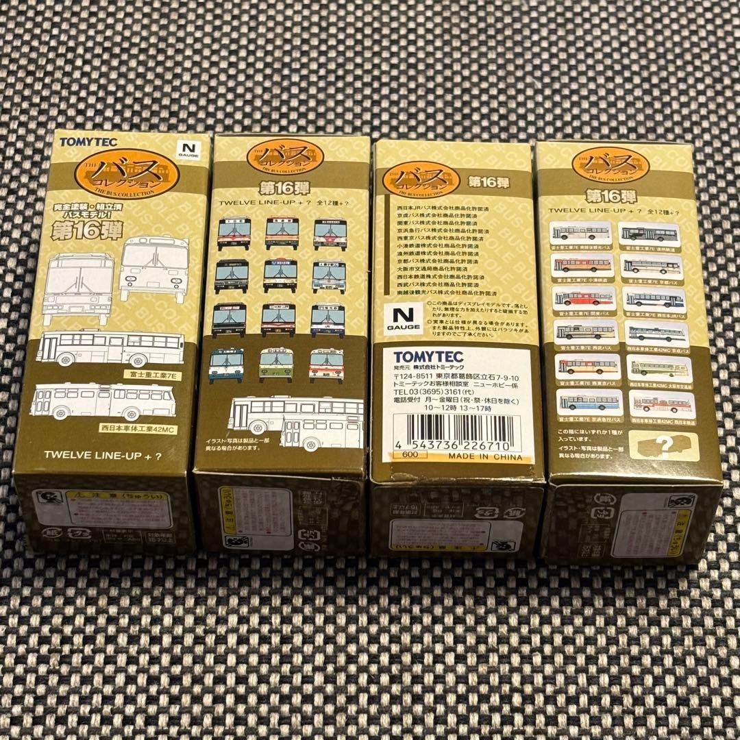 トミーテック THE バス コレクション 第16弾　 12台入BOX売り