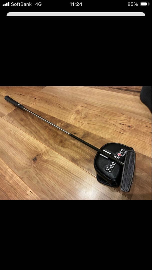 SeeMore パター 黒 ヘッド型